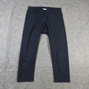 J. Jill Pants Womens Medium Capri Leggings Black 21" Pull On Stretch Casual